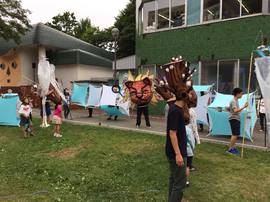 札幌国際芸術祭2017公式プログラム妖怪フィギュア・アート・シアター「中島公園百物語」妖怪パレード
